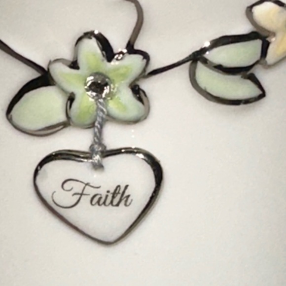 "My Daughter, I Wish You" Porcelain Candleholder Limited-edition Heirloom’s - Picture 12 of 13